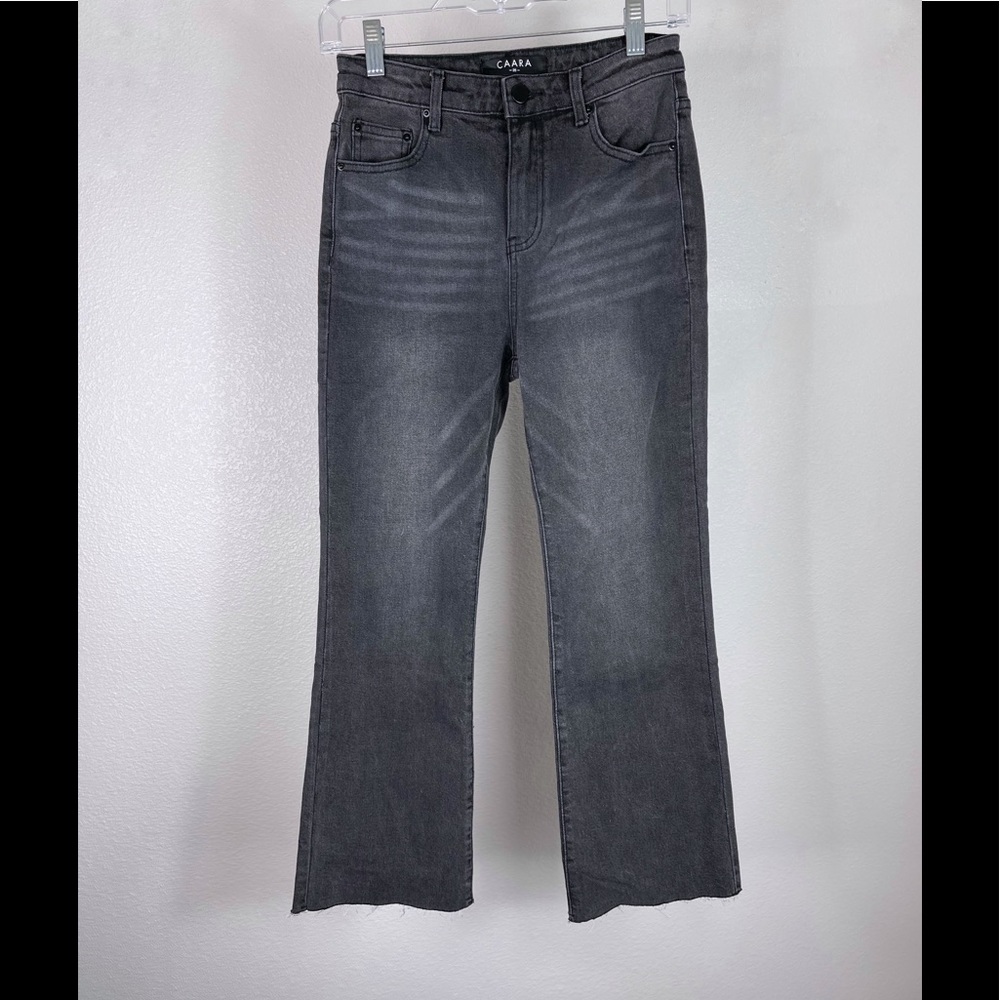 Caara Black Wash Grey Jeans Size 26 NWT